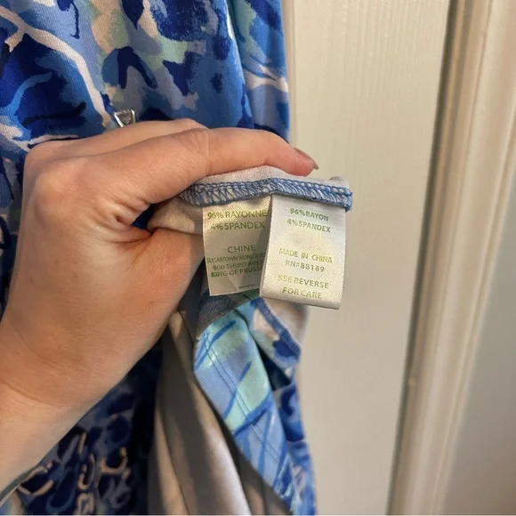 Lilly Pulitzer Sloane Maxi Dress in the Coastal Blue Catch N Keep Print - Picture 7 of 8